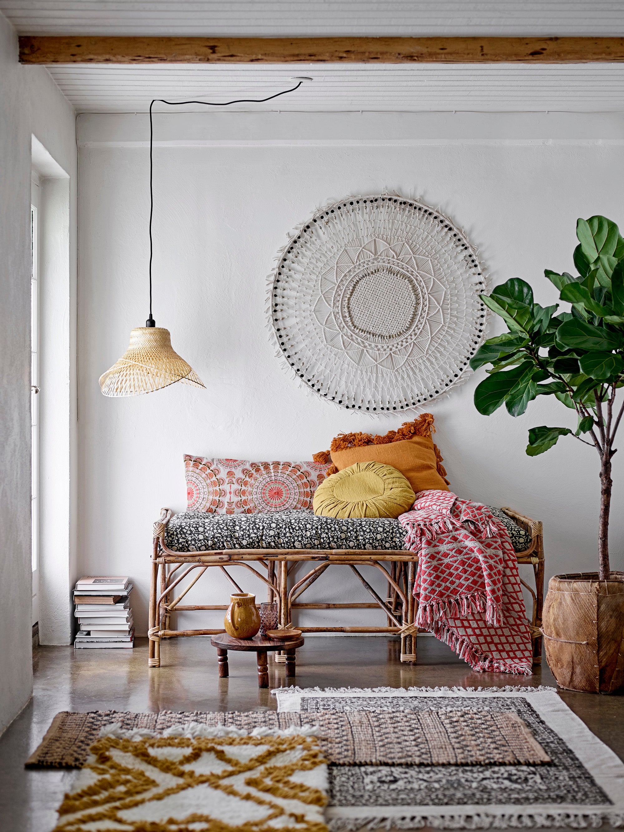 Bambus daybed/bænk – Ville vintage