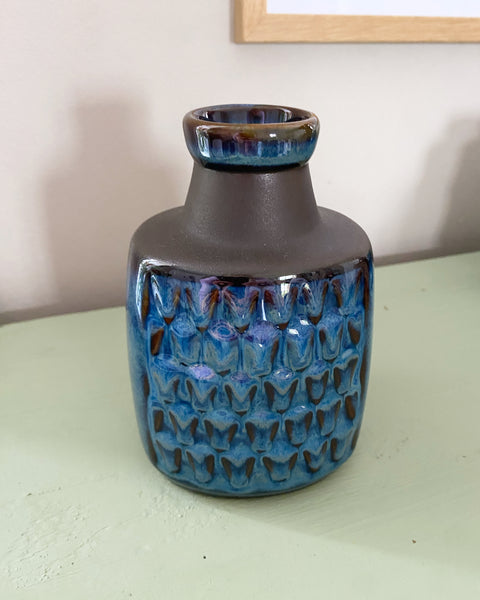 Vintage vase - mørkeblå