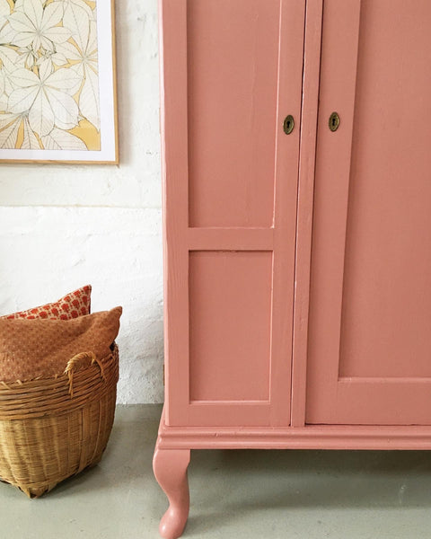 Beautiful three-door vintage wardrobe