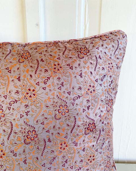 Pillow made of vintage silk 50x50cm