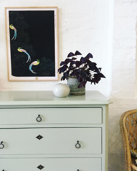 Vintage dresser - dusty green