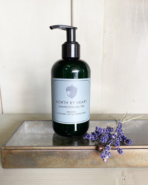 Organic gift set - hand soap, lotion and lavender hand sanitizer