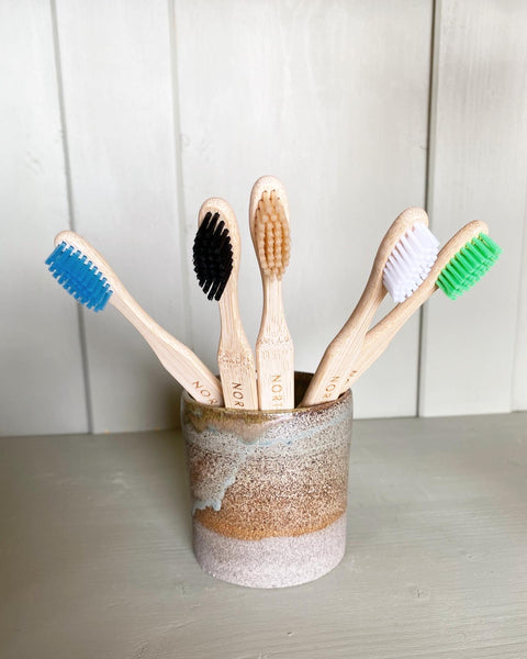 Bamboo toothbrush - family pack 5 pcs.
