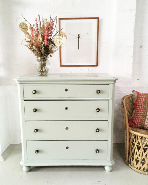 Vintage dresser - dusty green