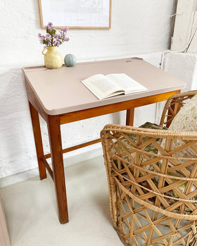 Vintage school desk/table