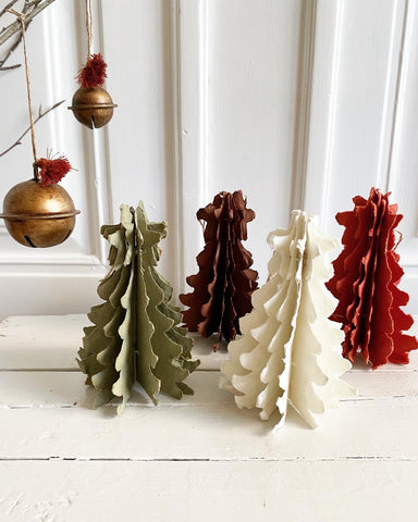 Handmade terracotta Christmas tree