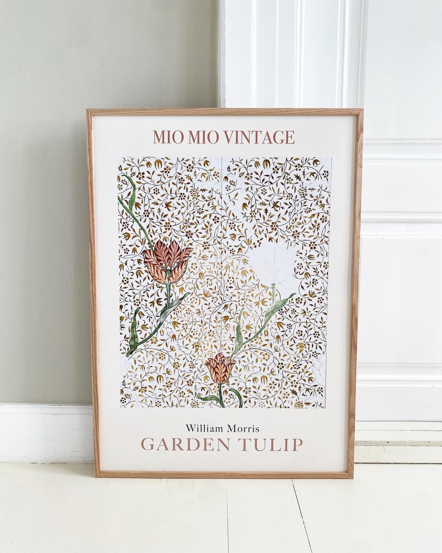 Vintageplakat - Cottage garden