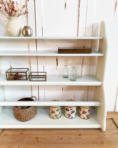 Large vintage plate rack/shelf